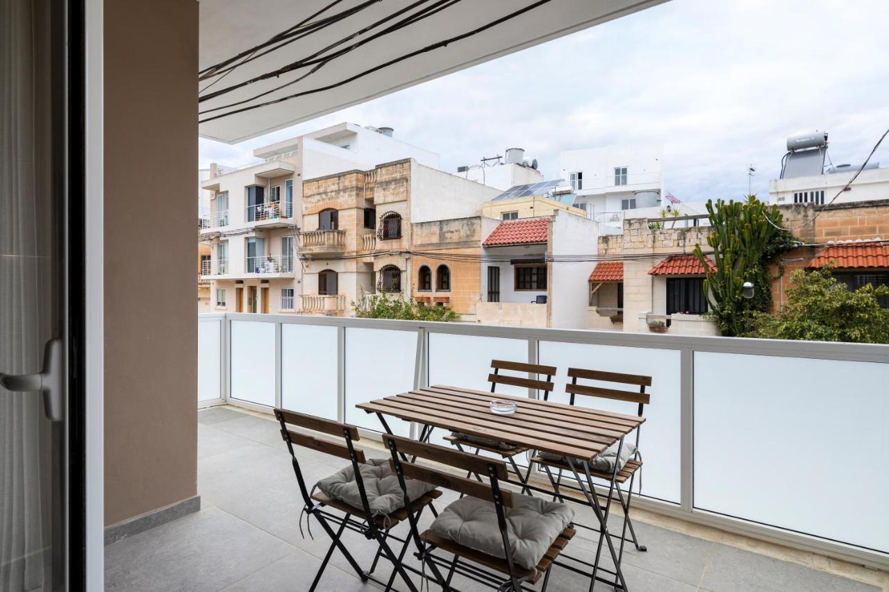 Modern 3Br Stylish Apartment With Large Balcony - Close To St Julians And St Georges Bay Is-Swieqi Buitenkant foto